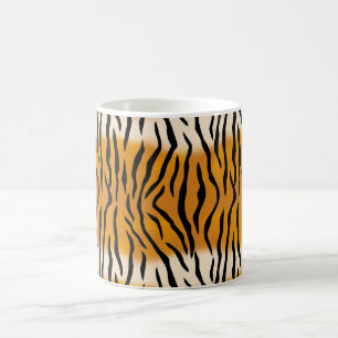 Striped Tiger Pattern Coffee Mug
