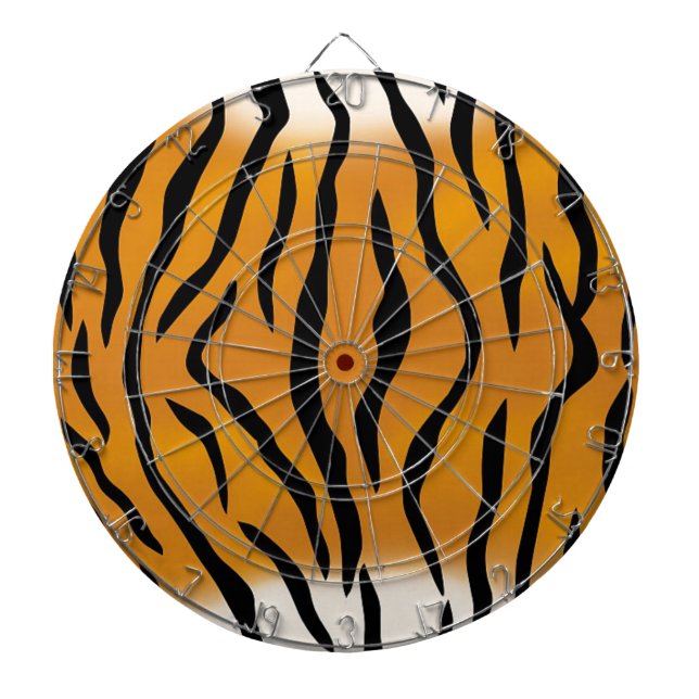Striped Tiger Pattern Dartboard (Front)