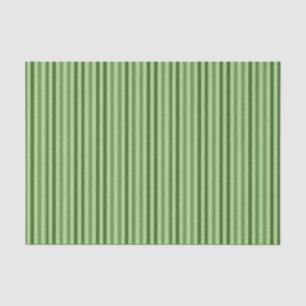 Striped Tissue Paper: Green Stripes Paper