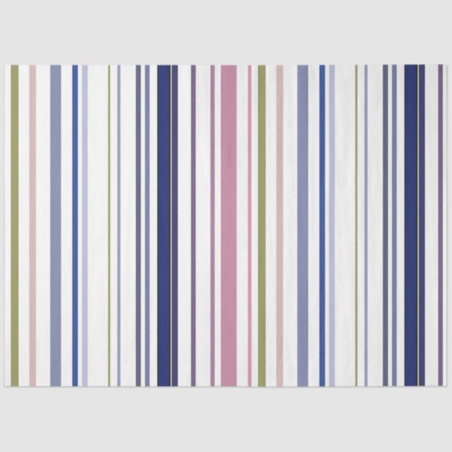 Striped Tissue Wrapping Paper (Front)