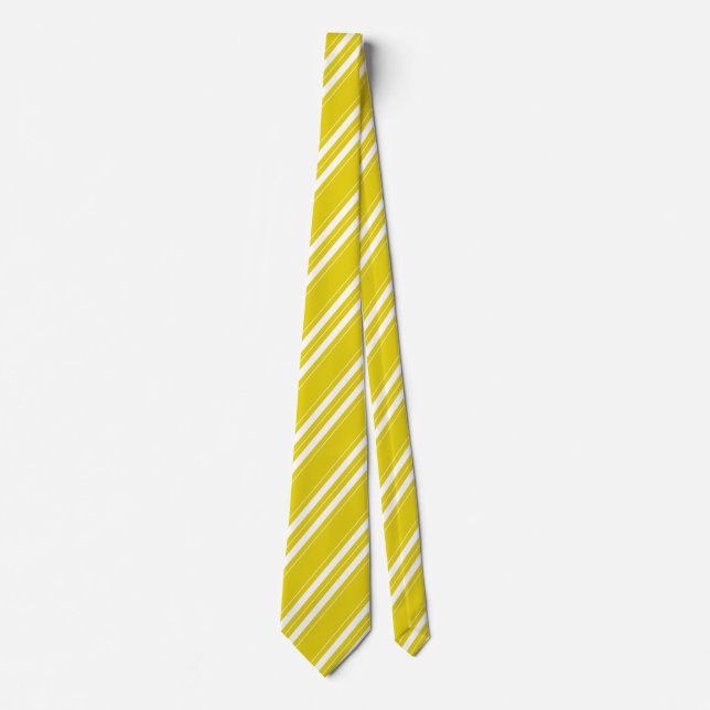 Striped Traditional Citrine Tie (Front)