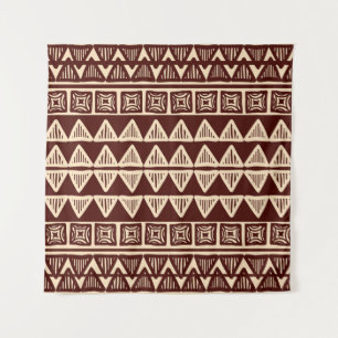 Striped Tribal: Ornamental Artwork. Tapestry