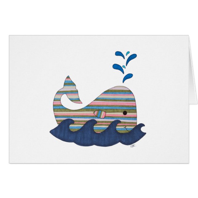 Striped Whale (Front Horizontal)