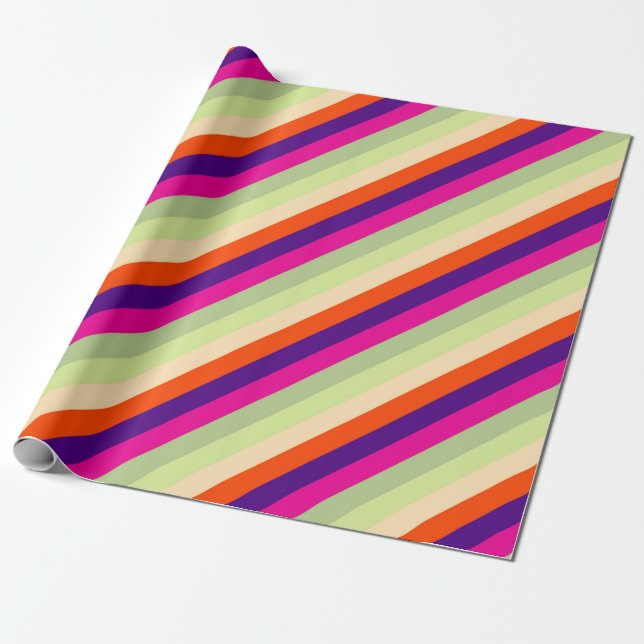 Striped Wrapping Paper (Unrolled)