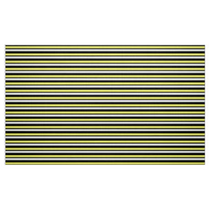 Striped Yellow and Black Custom Fabric