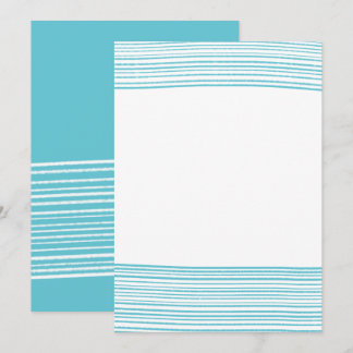 Stripes001 - Carte blanche avec bandes simples (bl