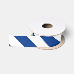STRIPES adjustable Blue Satin Ribbon