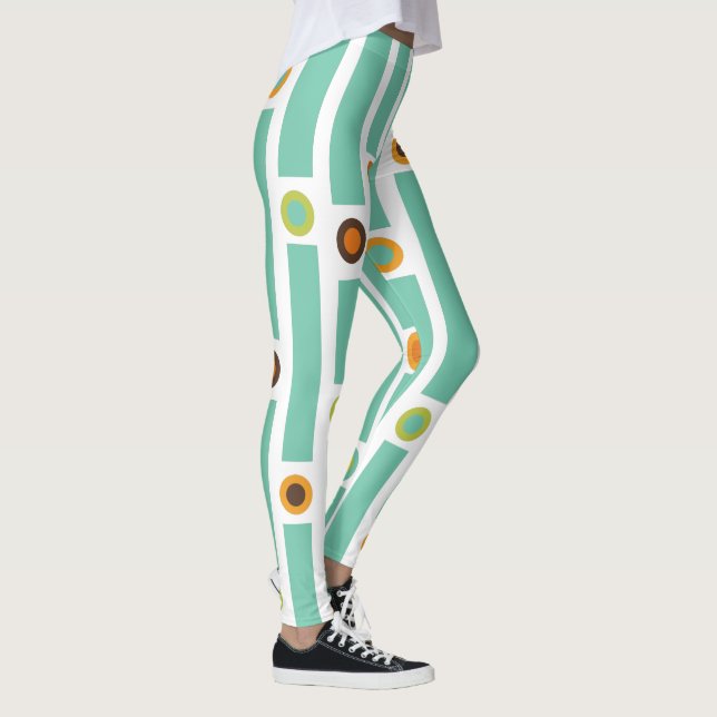 Stripes and Circles  Leggings (Right)