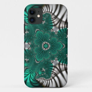 stripes and fractals iPhone 11 case