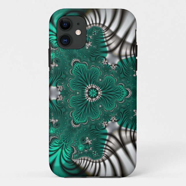 stripes and fractals Case-Mate iPhone case (Back)