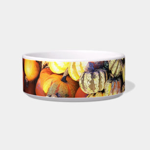 Stripes And Pumpkins Bowl