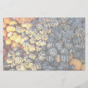 Stripes And Pumpkins  Stationery