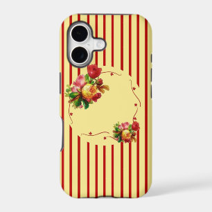 Stripes and Roses Case-Mate Tough iPhone X Case