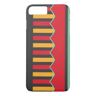 Stripes and waves in retro colours Case-Mate iPhone case