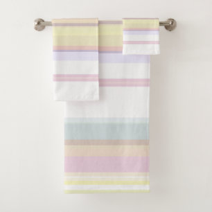 Stripes Bath Towel Set