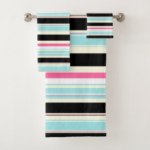 Stripes Bath Towel Set