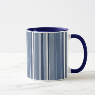Stripes Blue Mug
