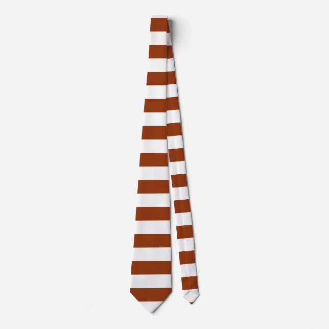 STRIPES Brown any Colour Tie (Front)