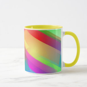 stripes ceramic mug by Roland Ally