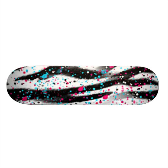 Stripes Custom Skateboard