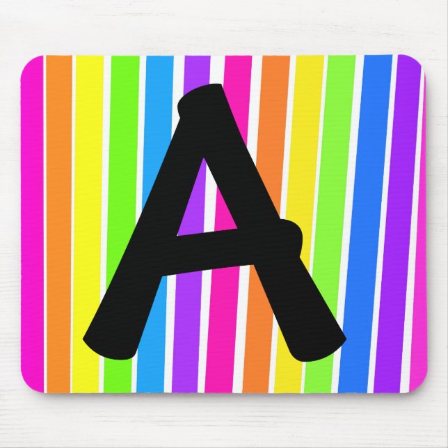 Stripes (Customizable) Mouse Pad (Front)