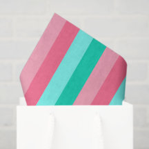 Stripes in Pinks and Teals