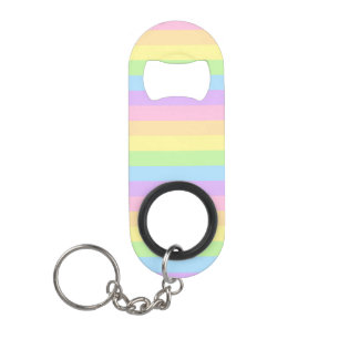 Stripes Keychain Bottle Opener
