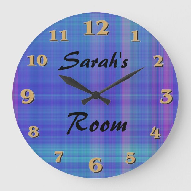 Stripes Large Clock (Front)