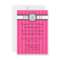 Stripes Law School Graduation Invitations Hot Pink