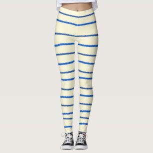 stripes modern art leggings