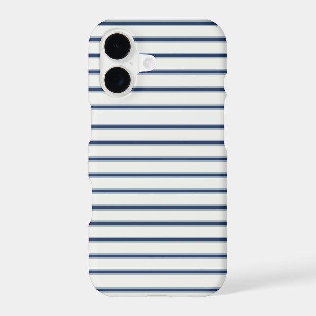 Stripes Modern Indigo Minimalist Elegance (Verso)