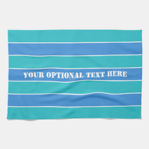 Stripes Motif serviette de toilette personnalisée