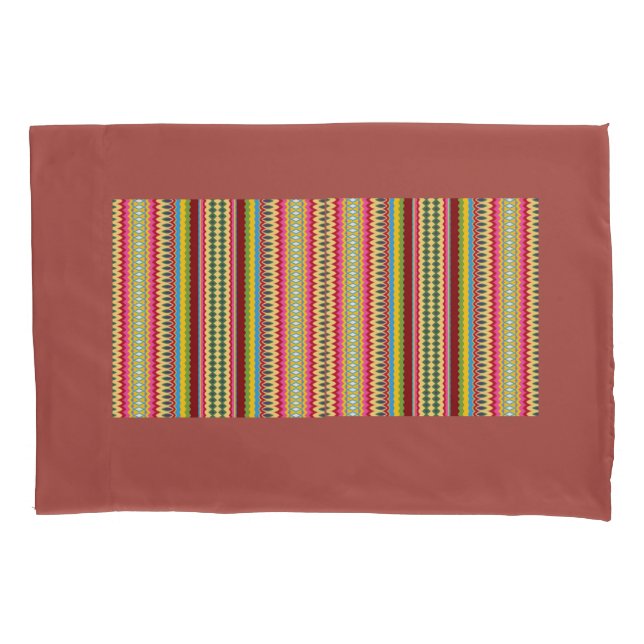 Stripes n Swirls Pillowcase (Front)