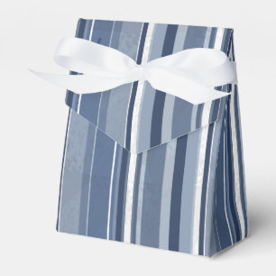 Stripes of Blue Favor Box