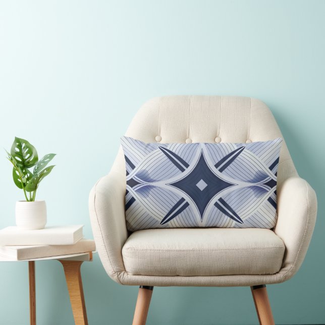 stripes of harmony for fall lumbar pillow (Chair)