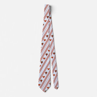 Stripes of Hearts Tie