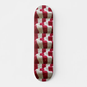 Stripes of USA flag Skateboard