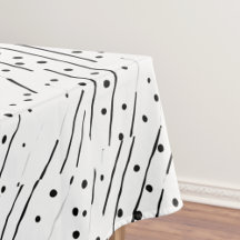 Stripes or polka dots black, white, grey pattern