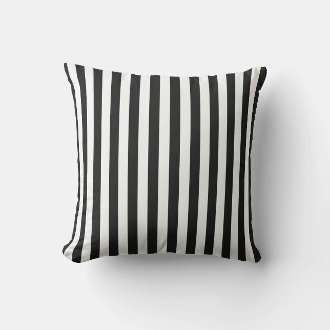 Stripes Outdoor Throw Pillow (Front)