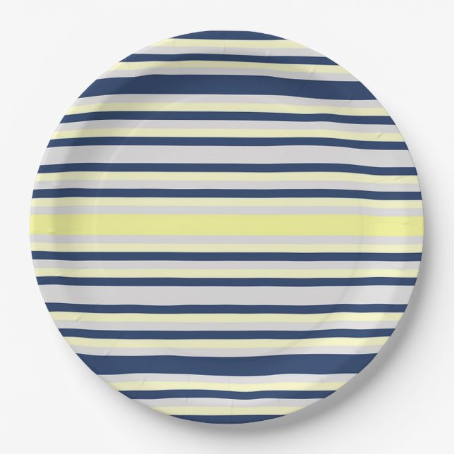 Stripes Paper Plate (Front)