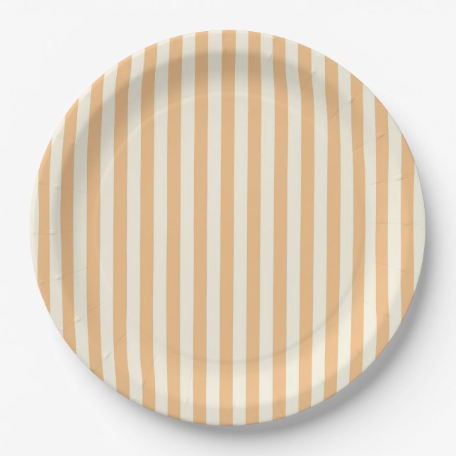 Stripes Paper Plate (Front)