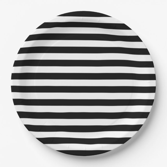 Stripes Paper Plate (Front)