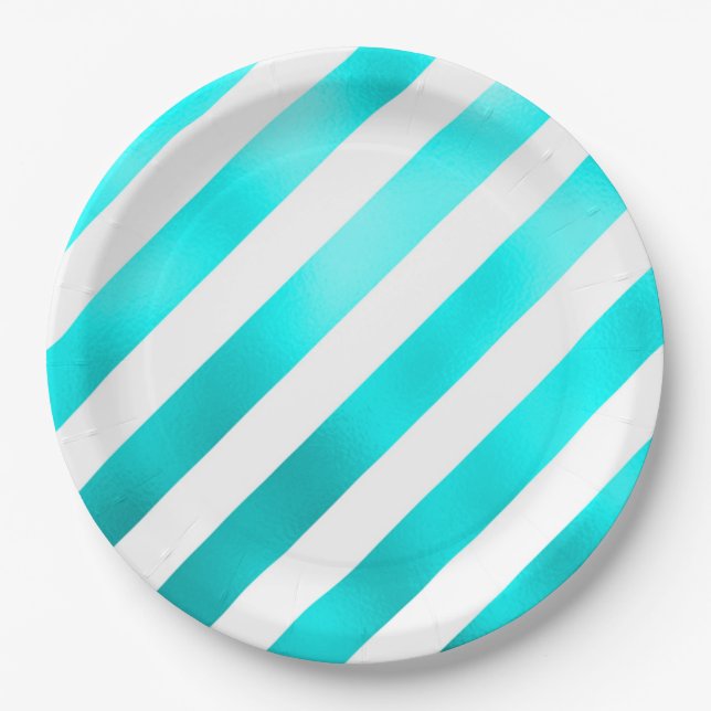 Stripes Paper Plate (Front)
