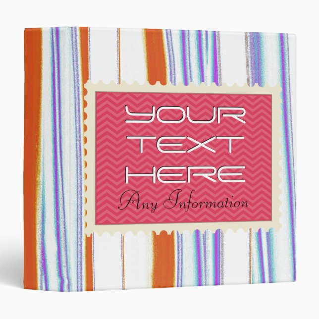 Stripes pattern | Abstract art binders (Front/Spine)
