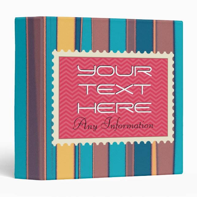 Stripes pattern | Abstract art binders 20 (Front/Spine)
