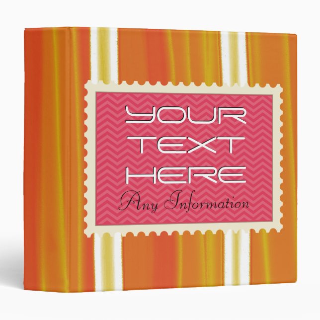 Stripes pattern | Abstract art binders 3 (Front/Spine)