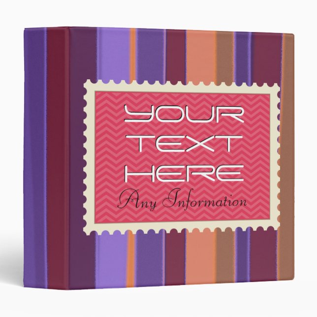 Stripes pattern | Abstract art binders 5 (Front/Spine)