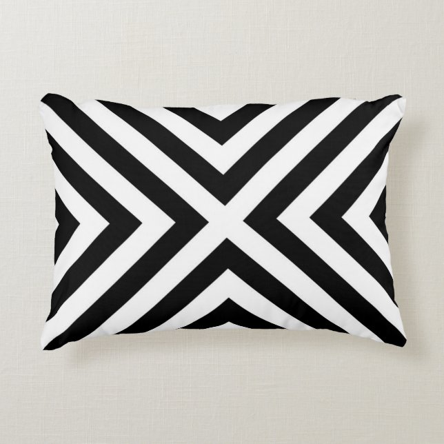 Stripes Pattern Accent Pillow (Front)