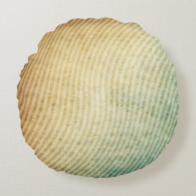 Stripes pattern background round pillow (Front)