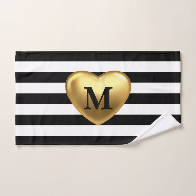 Stripes Pattern Bath Towel Set (Hand Towel)